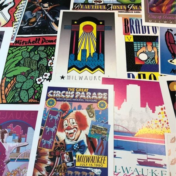 1980s/90s Vintage Wisconsin Unused Postcards #WIPC. - Picture 8 of 8